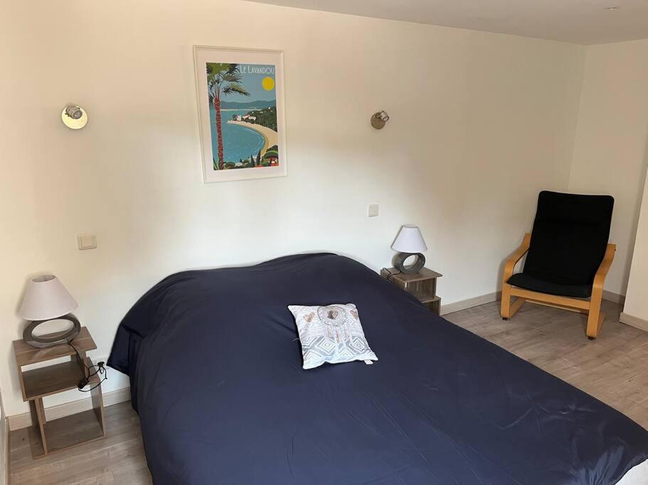 Bas De Villa 70M2 Independant Avec Espace Jacuzzi Prive 勒拉旺杜 外观 照片